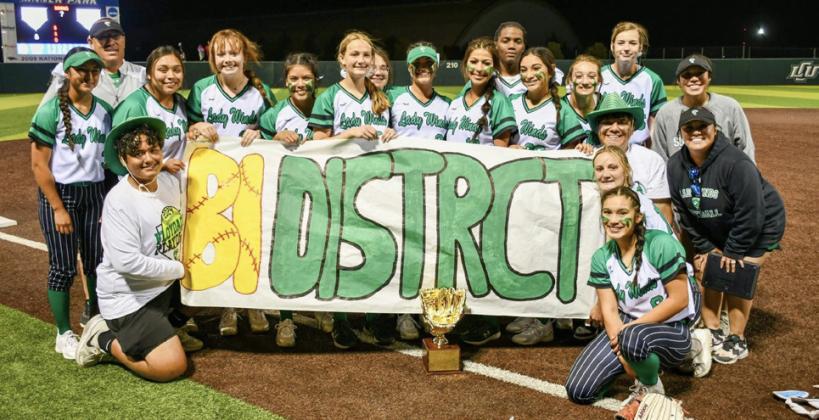 LADY WINDS RALLY The Floydada Lady Winds down one game in the playoffs, came back and won two games to clinch the bidistrict title. | FLOYDADA YEARBOOK