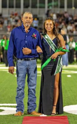 HOMECOMING Floydada CISD celebrated homecoming last week by hosting Lubbock Trinity Christian and recognized their homecoming court at halftime. | CERVANTES PHOTOGRAPHY