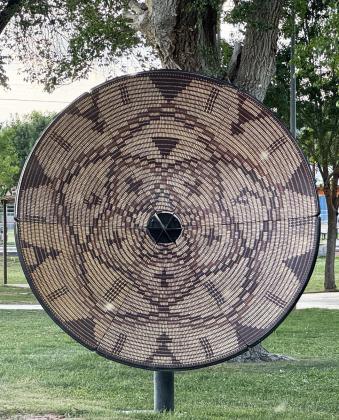 BASKET CASE In Grants, an array of repurposed satellite dishes projects the beauty of native Acoma designs. | THE TEXAS SPUR