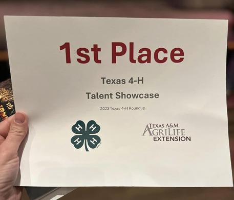FIRST PLACE Floyd County 4-H won first place in the talent show at the statewide 4-H Round Up meeting last week. | COURTESY PHOTOS