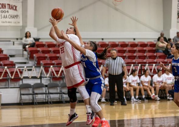 Lockney Girls Basketball, first game vs. Tahoka