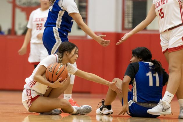 Lockney Girls Basketball, first game vs. Tahoka