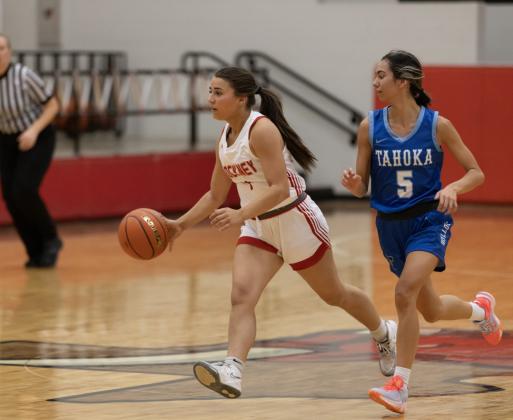 Lockney Girls Basketball, first game vs. Tahoka