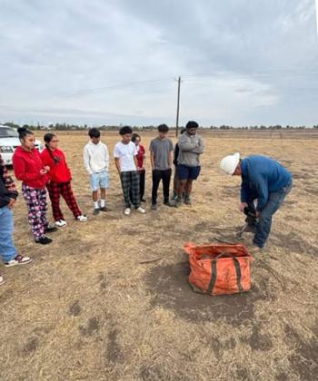 The Floydada Collegiate High School Principles of Engineering class toured Lighthouse Electric Cooperative last week. Mike Green and Tate Glasscock gave students information on the history of the cooperative, gave demonstrations on the use of drones in the industry and also provided a live demonstration of the work of a lineman. The students explored different career opportunities with the industry as well. It was also exciting to see some former Floydada graduates on the job. | FLOYDADA CISD PHOTOS