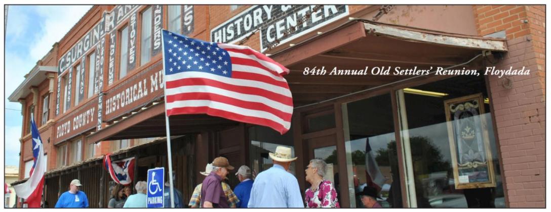 FLOYD COUNTY MUSEUM CELEBRATES 50th ANNIVERSARY with an open house on Thursday, Sept. 23 from 2-6 p.m. See more about the founding of the museum page 2.