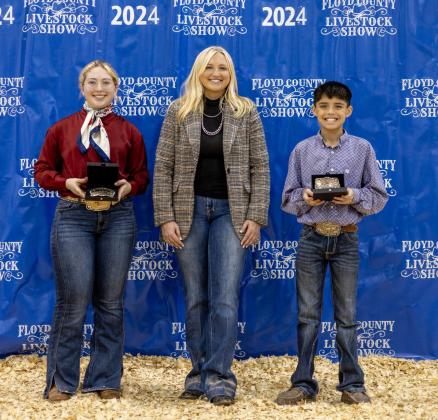 LAMB SHOWMANSHIP SENIOR SHOWMANSHIP COLBY GUERRERO JUNIOR SHOWMANSHIP SAIGE AUSTIN
