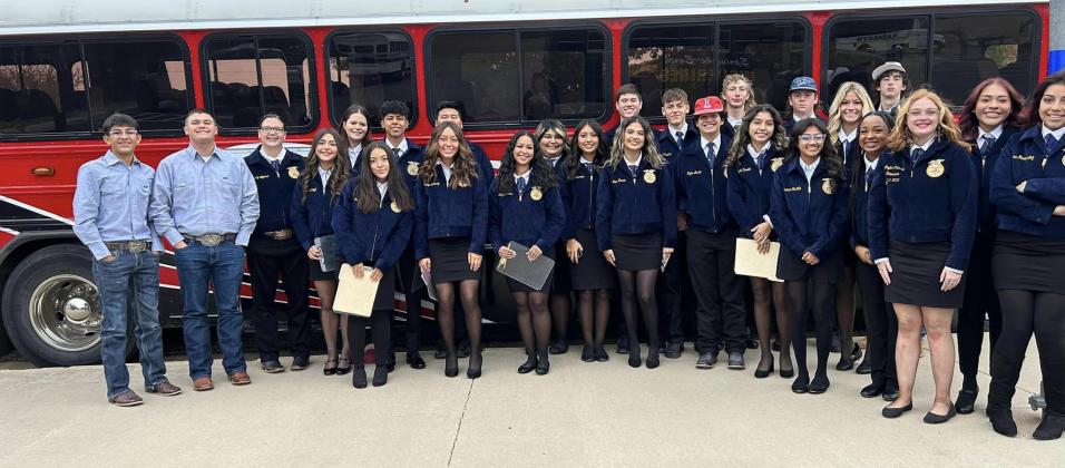 Lockney competes in District FFA