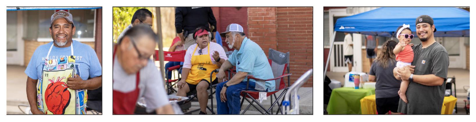 NEIGHBORS BEING NEIGHBORLY is what it’s all about during Lockney’s annual Old Fashioned Day, with food, fun, and friendly faces this Saturday starting with a Color Run at 9 a.m. Pictured here are some activities from the 2024 event. | CERVANTES PHOTOGRAPHY