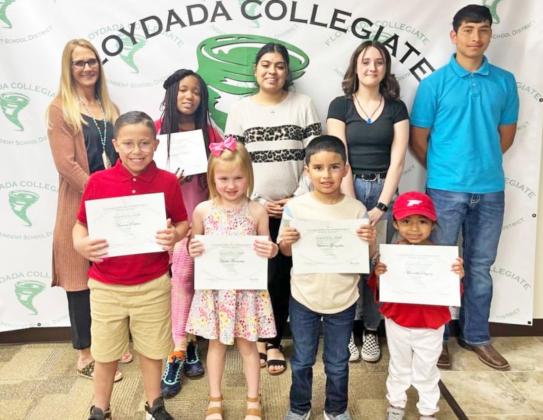 Floydada CISD students and staff recognized at board meeting
