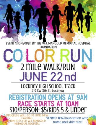 WJ Mangold Memorial Hospital Foundation to host Color Run Fundraiser