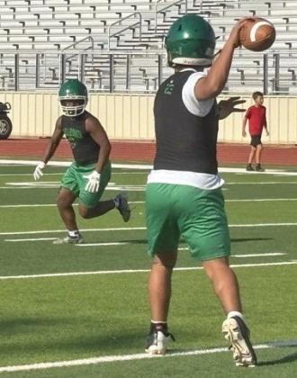 KICKING OFF Floydada football got underway with summer practice this week, as Coach J.R. Compton gets the Whirlwinds ready for a new season. | COURTESY PHOTOS