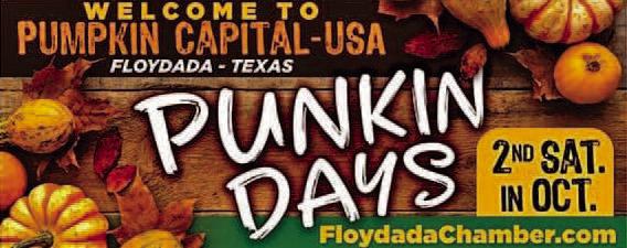 If it’s October, it’s almost time for Punkin Days in Floydada, Punkin Capital USA