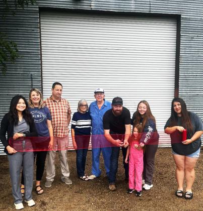 NEW BUSINESS IN TOWN The Lockney Chamber of Commerce held a ribbon cutting for Johnson Automotive last week. Chamber members participating, from left, were Marisol Hernandez, Tessa Rodgers and Carl Hartman; Tristen Johnson’s grandparents Dani and Jerry Johnson; owners Tristen, Tabatha and Caroline Johnson; and chamber member Joan Gonzales. See more photos on page 5 | LOCKNEY CHAMBER PHOTO
