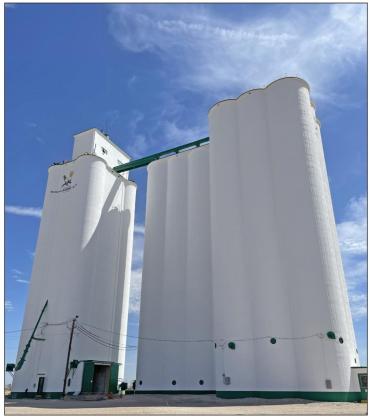 PRODUCERS COOPERATIVE ELEVATOR in Floydada, which will hold its annual meeting this week, completed a major restoration of its grain elevators in June. | HESPERIAN-BEACON