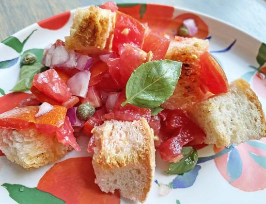Panzanella salad benefits from bumper crop of tomatoes