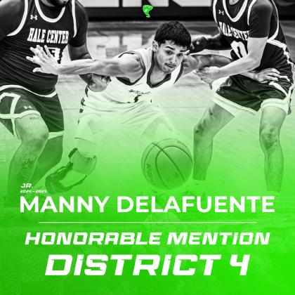 MANNY DELAFUENTE ALL-DISTRICT HONORABLE MENTION