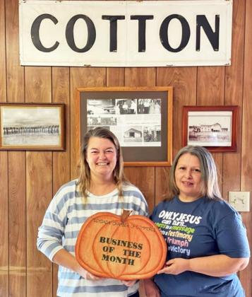 Darty Gin chosen Floydada Business of the Month for February