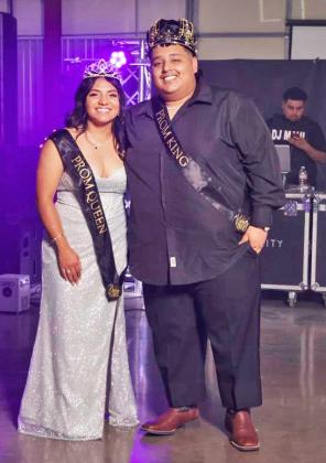 PROM PIX The Lockney High School 2023 Prom King and Queen are Diego Ascencio and Karen Trenado. | Cervantes Photography