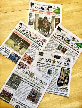 A BOOST FOR LOCAL NEWS provided by a selective nationwide grant will soon help the Paragraph Ranch LLC family of weekly newspapers cover your communities more thoroughly. | STAFF PHOTO