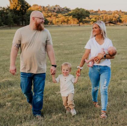 NEW PASTOR Floydada Methodist Church has announced that they have a new pastor, Hunter Hawkins. He is moving to Floydada along with wife, Karleigh, and sons Kactus and Koast. Hawkins will lead his first worship service Sunday, July 6, at 9:30 a.m. | COURTESY PHOTO