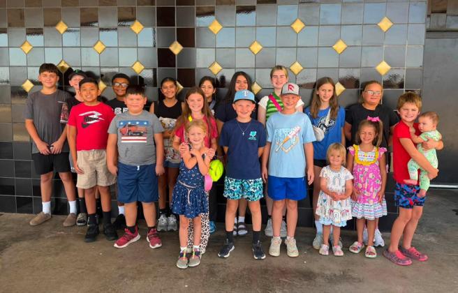 FLOYD 4-H CAMP Floyd County 4-H’ers finished off their summer last week with a 4-H camp that included a movie and pizza. | COURTESY PHOTOS