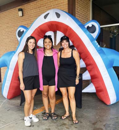 The 5th Annual Shark in the Park for the Lockney community was a huge success—115 school supply packs were provided to Lockney families along with school supply packs for elementary teachers. | COURTESY PHOTOS