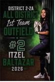 ITZEL BALTAZAR 1st Team Outfield