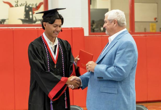 Lockney awards track competitor’s diploma early