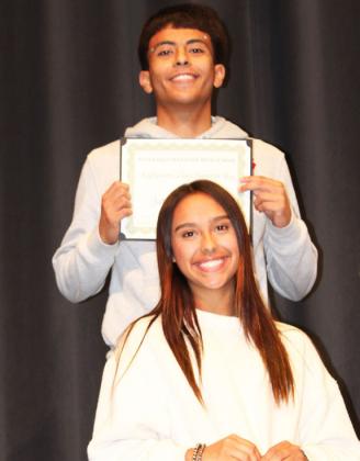 SOPHOMORE CLASS FAVORITES Jathan Sanchez and Jenna Martinez
