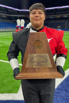 SPOTLIGHT ON LOCKNEY AT UIL STATE BAND COMPETITION