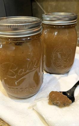 Canned apple butter a summer treat