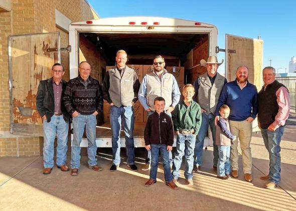 Floydada First Baptist Church collects Operation Christmas Child shoeboxes