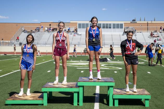Lockney, Floydada students at District track meet