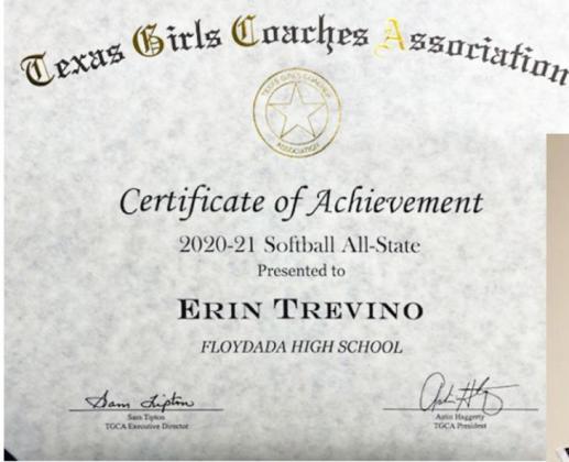 Trevino named to TGCA All-State