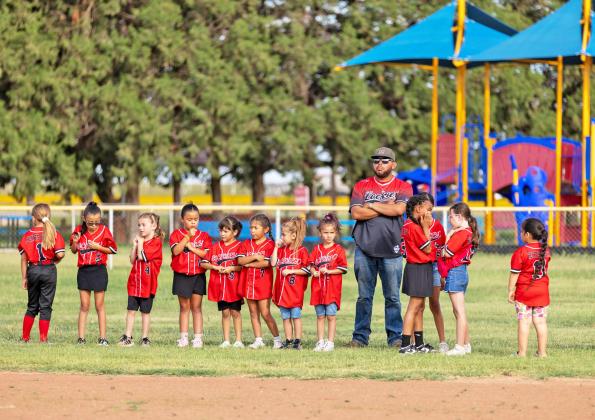 CLOSING CEREMONY Last week Lockney Little League celebrated t