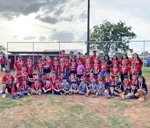 CLOSING CEREMONY Last week Lockney Little League celebrated t