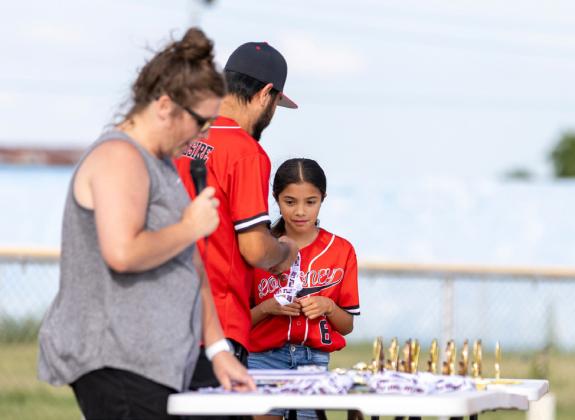 CLOSING CEREMONY Last week Lockney Little League celebrated t