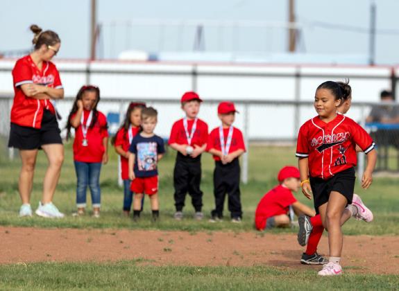 CLOSING CEREMONY Last week Lockney Little League celebrated t