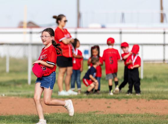 CLOSING CEREMONY Last week Lockney Little League celebrated t