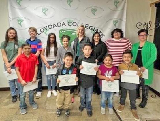 FCISD students and staff recognized at school board meeting