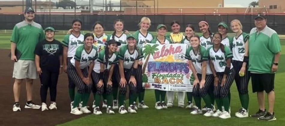 AREA PLAYOFFS After defeating Amarillo Highland Park for the bi-district crown, the Lady Winds were to face Hale Center in a best of three series at Littlefield beginning Wednesday, April 29. Check our Facebook for the latest results. | COURTESY PHOTO