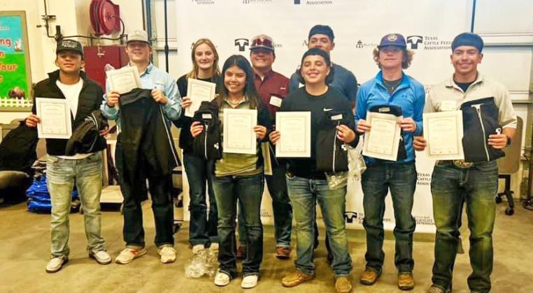 Floydada FFA students complete Feedyard certification