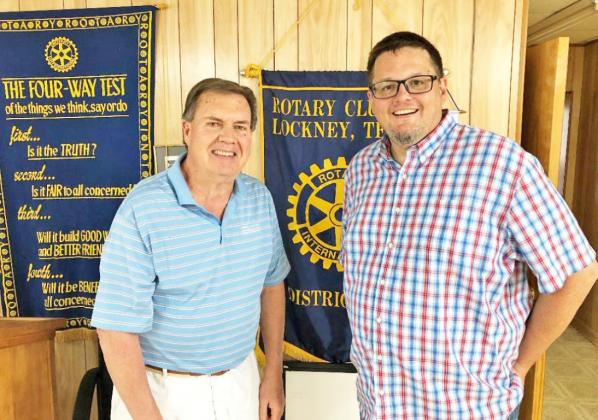 Lockney Rotary learns about sports media