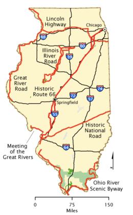 Route 66 in the Land of Lincoln