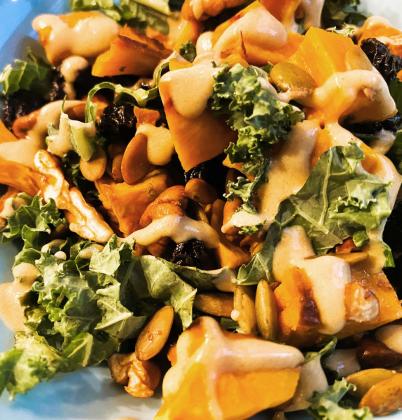 Sweet Potato Apple Crunch Salad