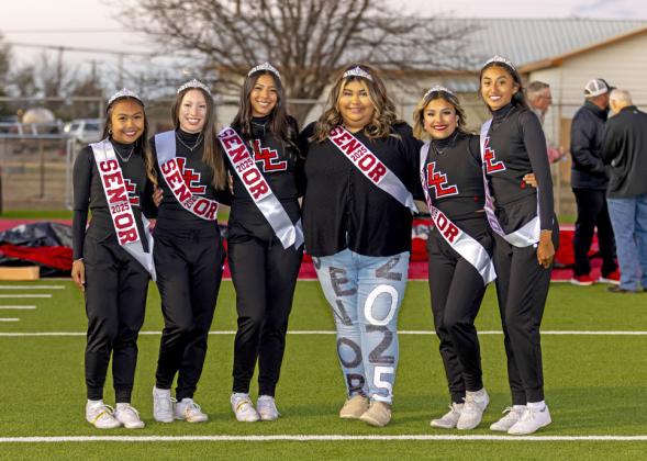 Lockney seniors are recognized for final game.