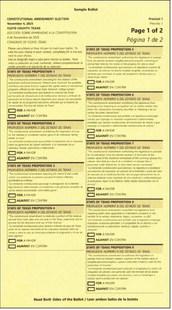 Voters cast first ballots this week on 17 state constitutional amendments