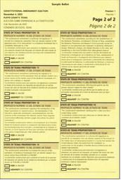 Voters cast first ballots this week on 17 state constitutional amendments