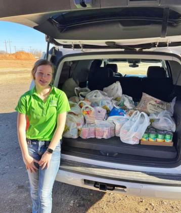 Snowden delivers Souper Bowl donations to Floyd County food banks