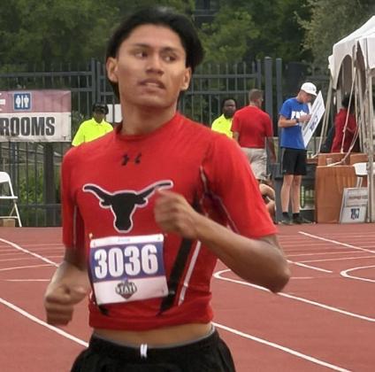 STATE FOURTH Lockney’s Daniel Alvarado finished 4th in 49:19 in the boys 400m dash Friday at the State track meet. | COURTESY PHOTO